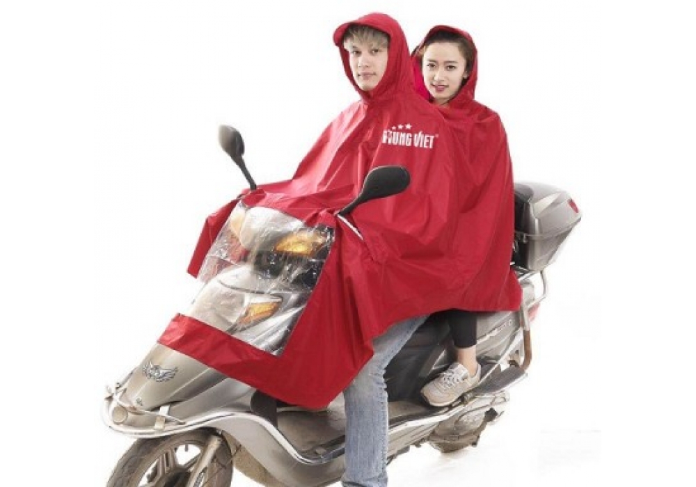 Áo mưa 2 đầu