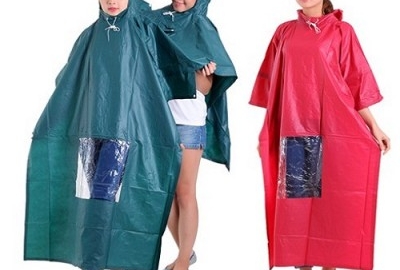 Double-headed raincoat